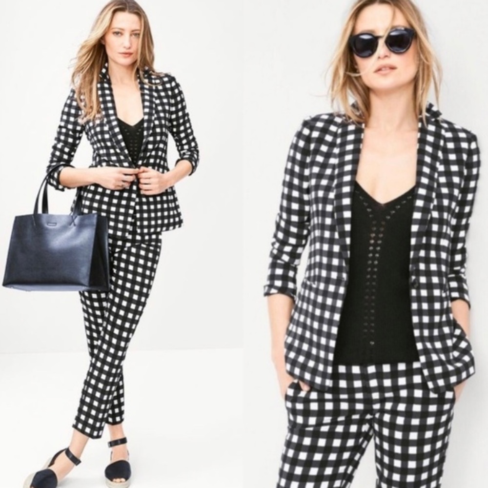 Banana Republic Gingham Blazer